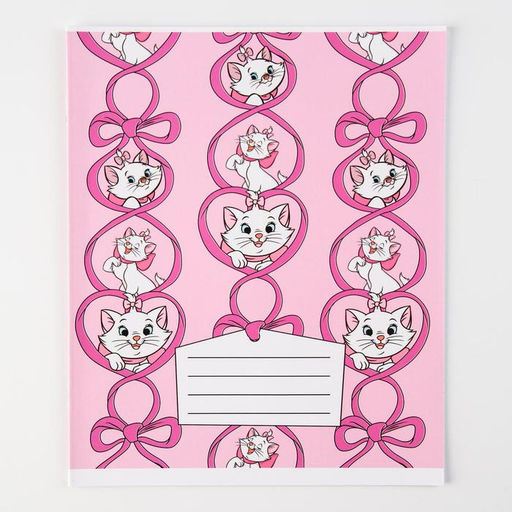 Цена за 10 шт. Тетрадь в клетку 12 листов, 5 видов МИКС, обложка мелованный картон, Коты Аристократы