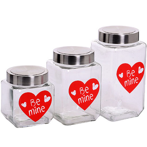 31062 Банки для сыпучих 3пр 0,5+0,75+1л. MB (х6) - Mayer&boch фото 2