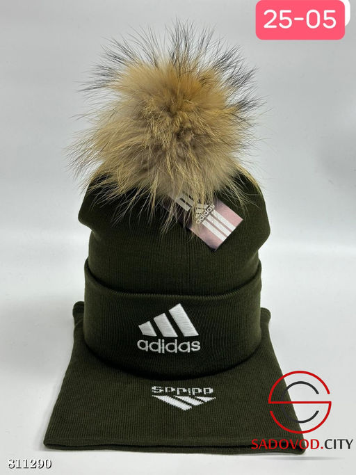 Комплект 2в1, включает шапку и снуд - Bruno фото 11