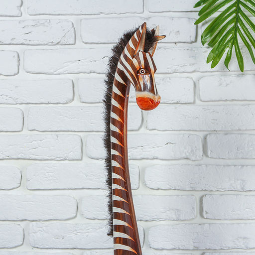 Сувенир «Зебра» 23×15×150 см, дерево