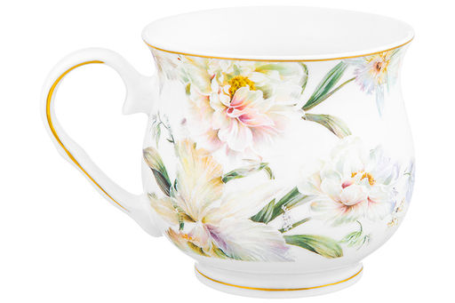 Кружка 480 мл 13,5*10*9 см "Корнелия" NEW BONE CHINA