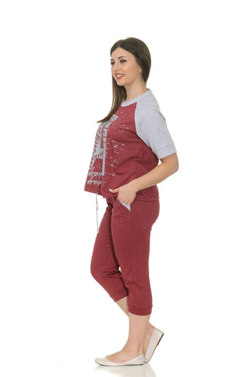 Костюм Юджи бордо - Марлен фото 3