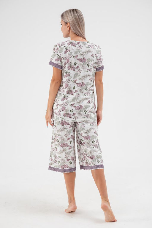 Пижама женская из кулирки Ворожея укроп - Амадэль фото 9