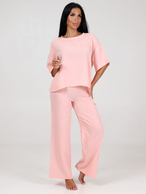 575 ПИЖАМА (брюки) (Персиковый) - А-дина фото 2