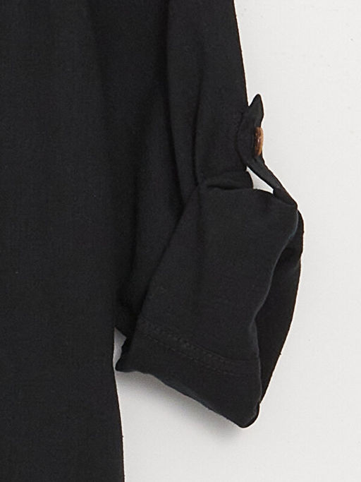 Hakim Yaka Basic Uzun Kollu Erkek ?ocuk G?mlek