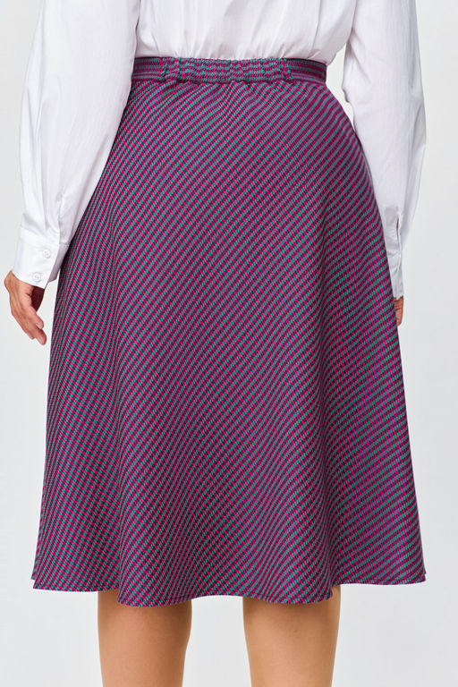 Блуза Swallow 803.2 черный+серебряный узор фото 78