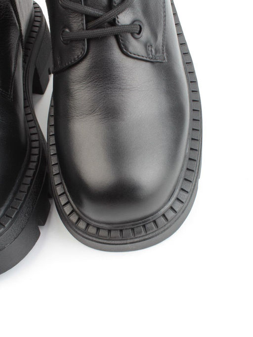 04-M3-1476 BLACK Ботинки зимние женские (натуральная кожа, натуральный мех) - Фабричный китай фото 11