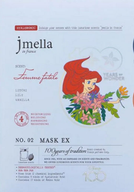 JMSOLUTION Тканевая маска увлажняющая парфюмированная JMELLA IN FRANCE FEMME FATALE MASK DISNEY (30 мл)  фото 2