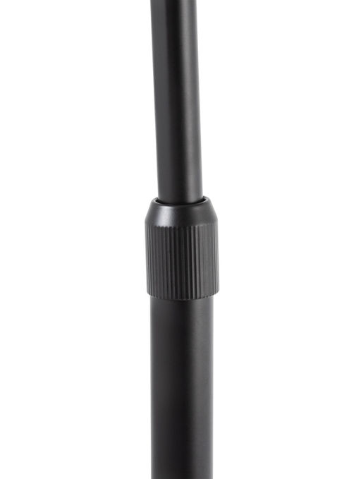 Торшер напольный со столиком Е27, 40 Вт, чёрный стол d=34 см, 42×42×162 см