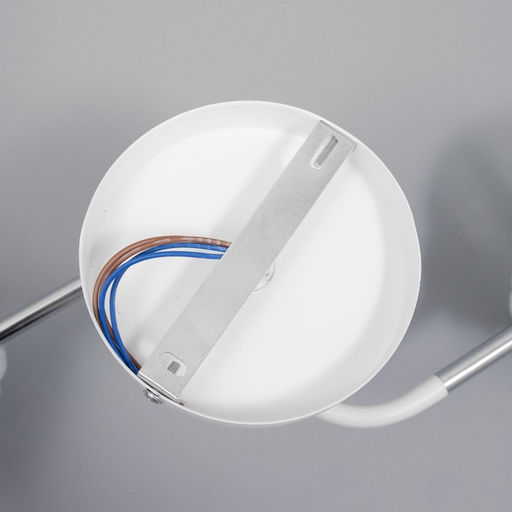 Люстра «Офелия» 2хЕ27 40 Вт бело-хромовый 48×26×27 см BayerLux