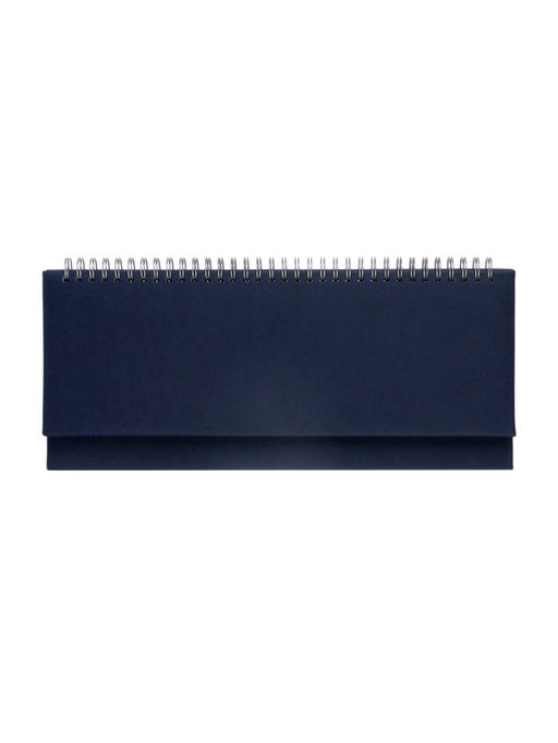 Планинг недатированный, 56 листов, на гребне, искусственная кожа, синий