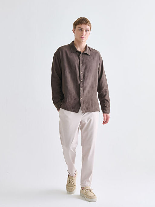 Rahat Kal?p Uzun Kollu Erkek G?mlek