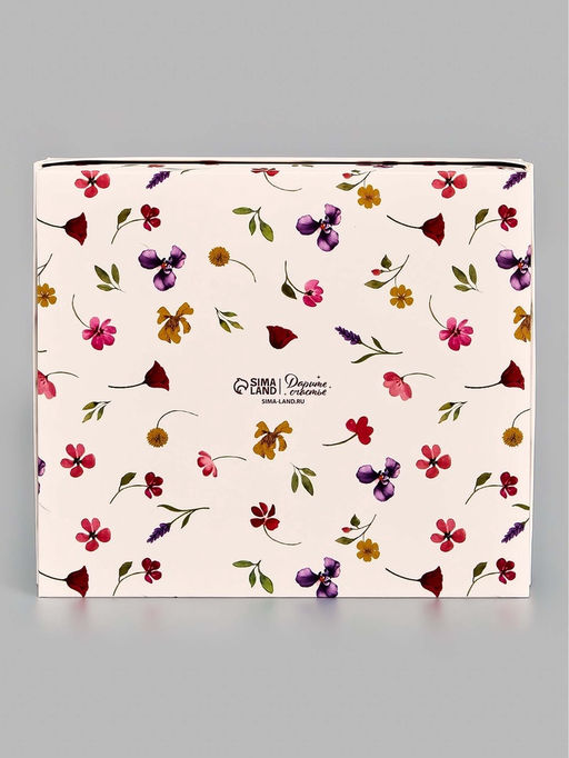 Цена за 2 шт. Коробка подарочная «Нежность», тиснение, 23.5 × 20.5 × 5.5 см