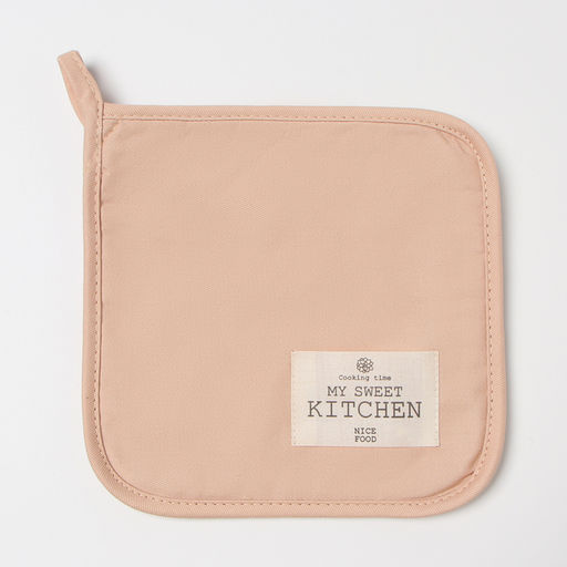 Прихватка ЭтельKitchen цв.бежевый, 19х19 саржа,100% х/л  фото 2