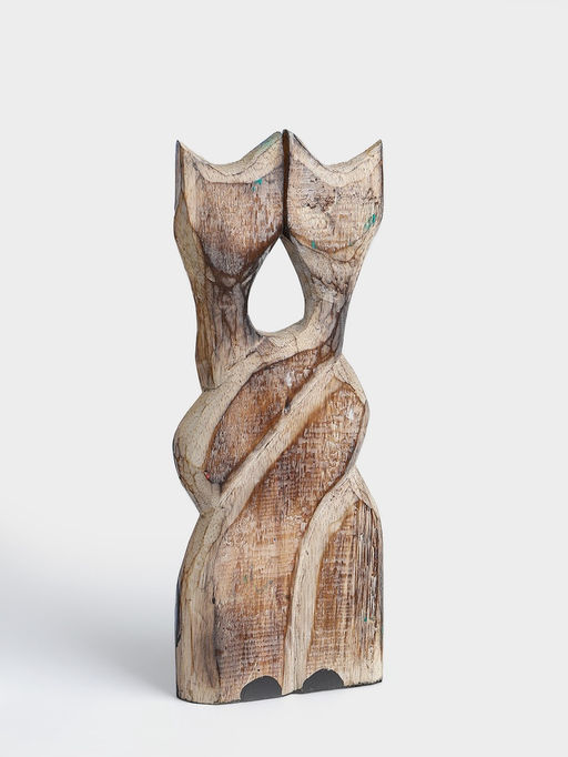 Сувенир интерьерный «Сиамские кошечки», 12×3×30 см, дерево, цв. синий