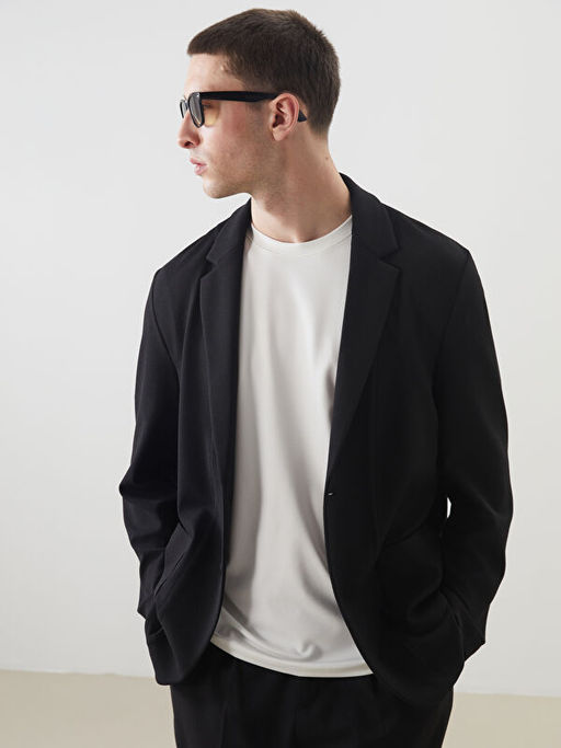 Dar Kal?p Erkek Blazer Ceket