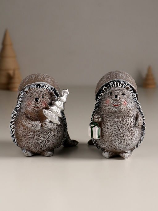 Фигурка полистоун «Ёжик в длинном колпаке», 8×5.7×8 см, МИКС