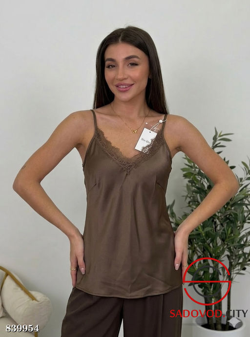 Майка женская с кружевом - Bruno фото 4