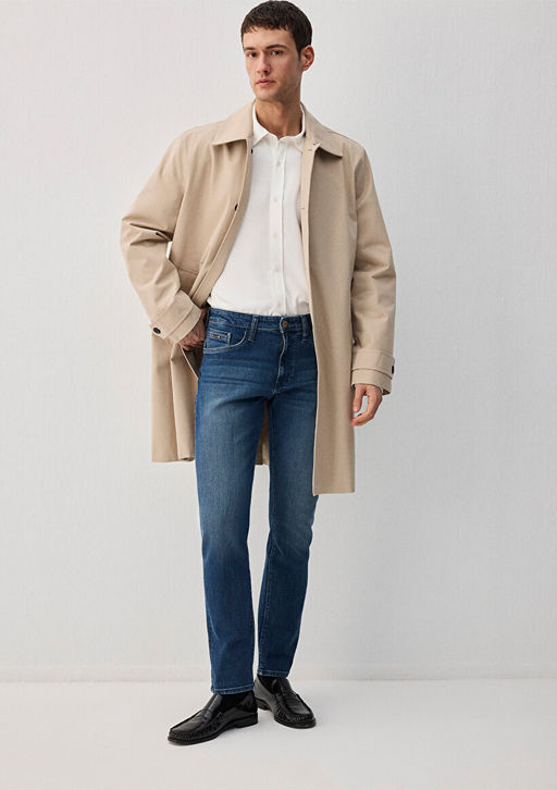 Marcus Lux Black Indigo Mavisi Jean Pantolon  фото 3