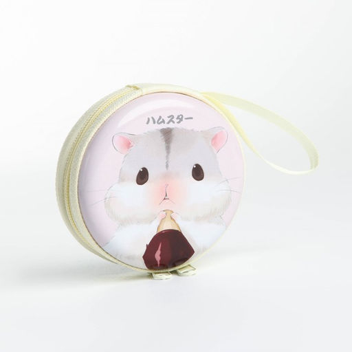 Футляр для монет/наушников на молнии, белый