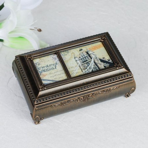 Шкатулка музыкальная / 63311B /уп 36/пластик - Галеонтрейд фото 2