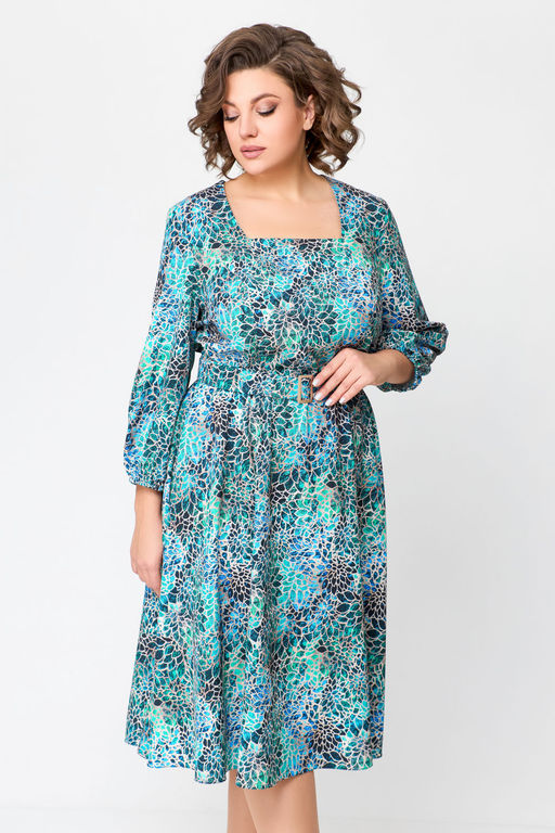 Блуза Swallow 803.2 черный+серебряный узор фото 1016