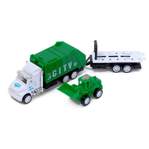 Грузовик инерционный Городские службы с трактором, МИКС - Simaland фото 4