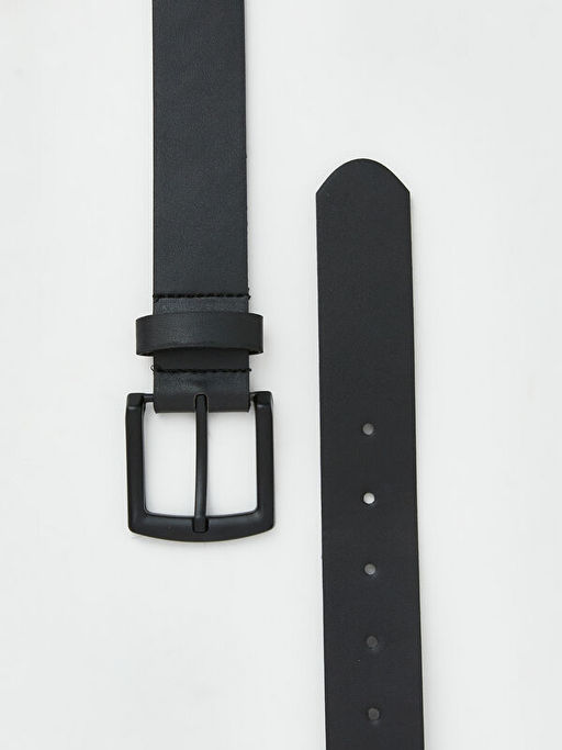 Deri G?r?n?ml? Erkek Kemer