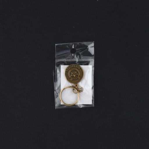 Брелок для ключей, металлический, оберег «Богатство» диаметр 2.5 см