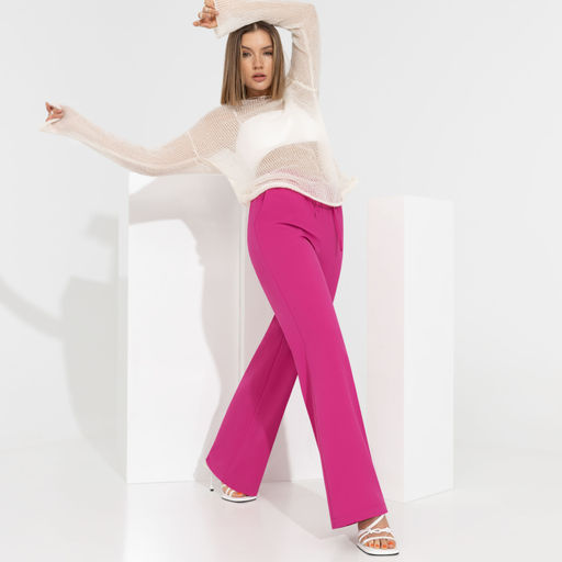 Брюки Гуляя по набережной (фуксия) - Charutti фото 2