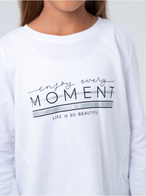 Лонгслив детский Момент серый - София фото 11