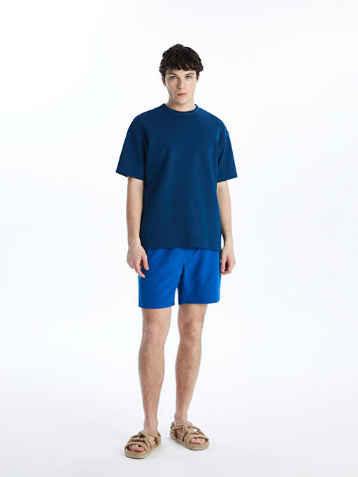 K?sa Boy Bask?l? Erkek Deniz ?ortu