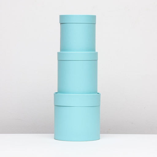 Набор коробок 3 в 1 без окна, аквамарин 21 х 21 - 16 х 16 см - Simaland фото 3