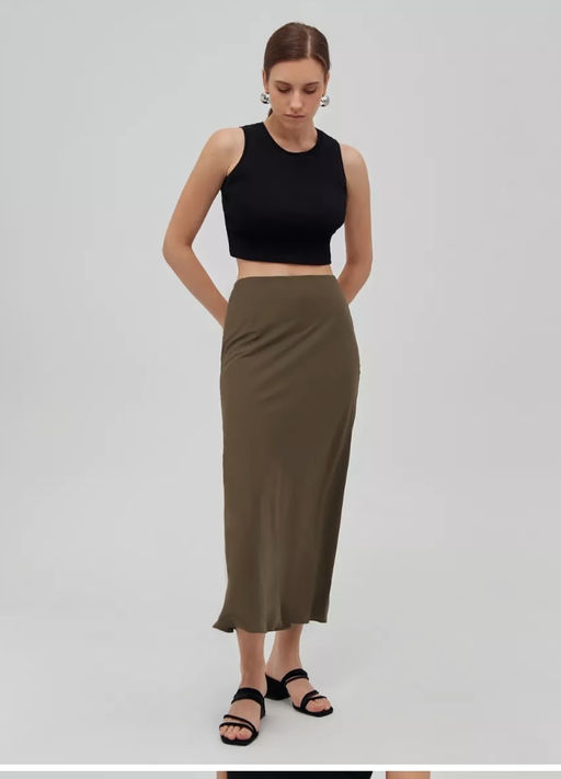 Юбка миди из вискозы - Mollis фото 4