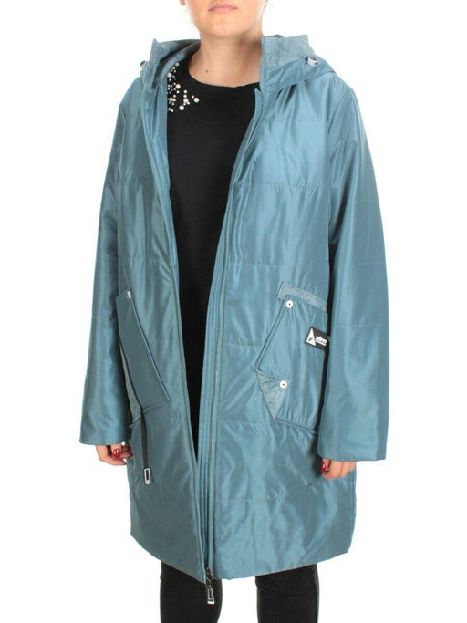 BM-15 GRAY/GREEN Куртка демисезонная женская (100 гр. синтепон) - Fashion фото 9