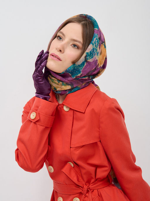 Оригинальный двусторонний платок.Обработка края-бахрома. - Tantino фото 7