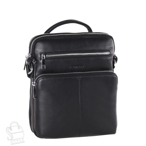 Сумка мужская кожаная 812-2BSH black Heanbag