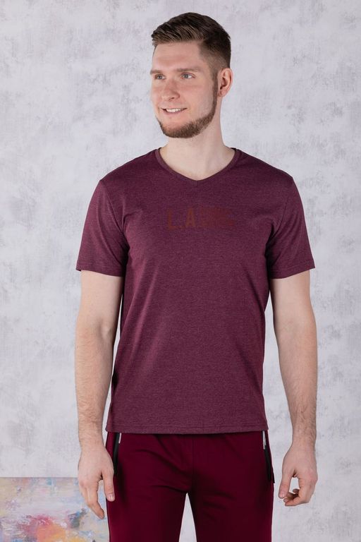 Брюки спортивные 
 3.MM104A-бордовый