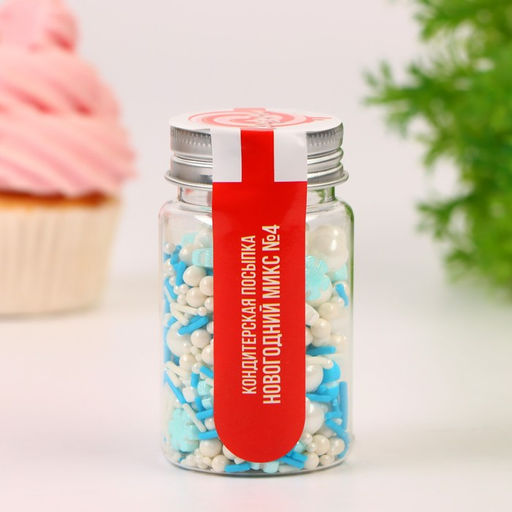 Посыпка кондитерская Новогодний микс №4, Новый год, 50 г - Simaland фото 3