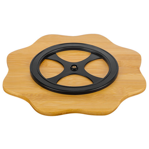 Менажница 30*30*5 см Сердце 4 секции на дерев. подставке - Elan gallery фото 15