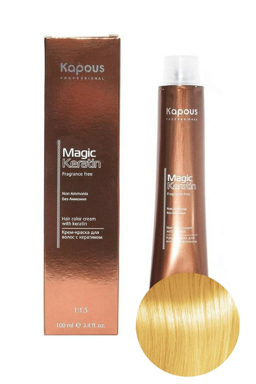 903 ультра-светлый золотой блонд, 100 мл Magic Keratin - Kapous professional фото 2