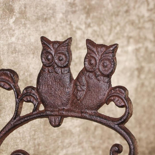 Колокол сувенирный металл Два филина на ветке 21х16х10 см - Simaland фото 2