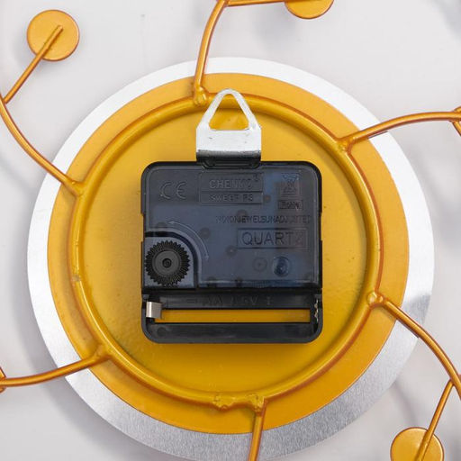 Часы настенные интерьерные «Цветы сакуры», серия: Ажур, бесшумные, плавный ход, d=38 см, циферблат d=13 см