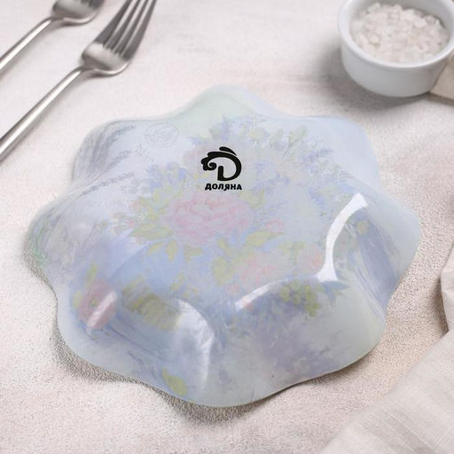 Салатник стеклянный Доляна Весенний роман, 600 мл, 193,7 cм  фото 3