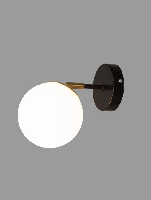 Бра 74542/1W, 1x40Вт, E14, цвет латунь/чёрный