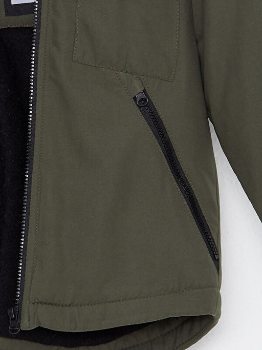 Kap??onlu Basic Erkek ?ocuk Mont - Waikiki фото 3