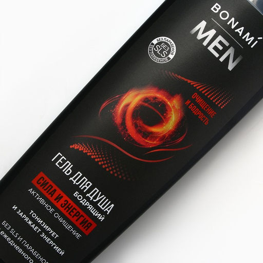 Гель для душа for men заряд энергии, 400 мл, BONAMI  фото 4