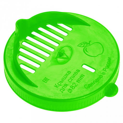 Крышка полиэтиленовая для слива СКО д82мм - классическая, хозяйственная, цветная (Россия)