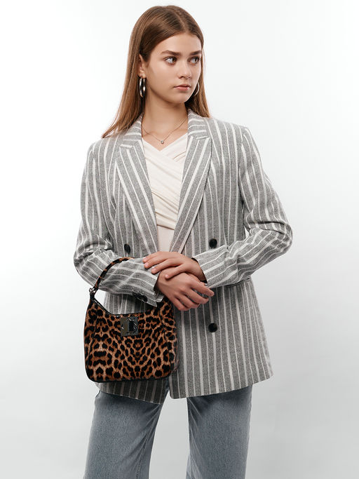 LACCOMA сумка Q8032-1-леопард бежевый натуральная кожа полиэстер фото 2