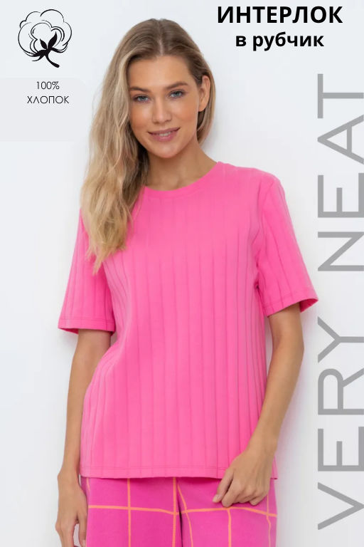 VERY NEAT _ ЕВТ 3217/неоново-розовый фуфайка жен